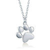 Sterling Silver Paw Necklace (Feeds 70 Dogs)
