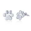 Sterling Silver Paw Earrings (Feeds 50 Dogs)