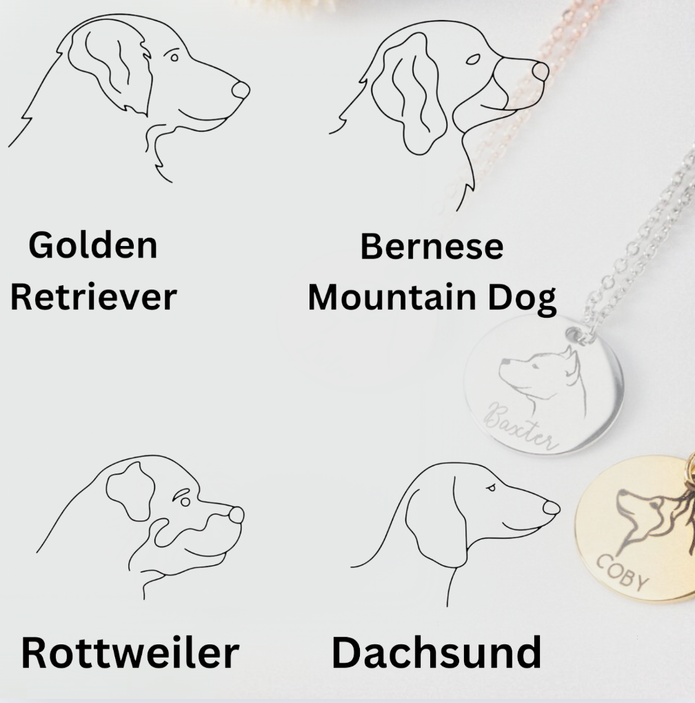 Customized Engraved Necklace (Feeds 100 Dogs)