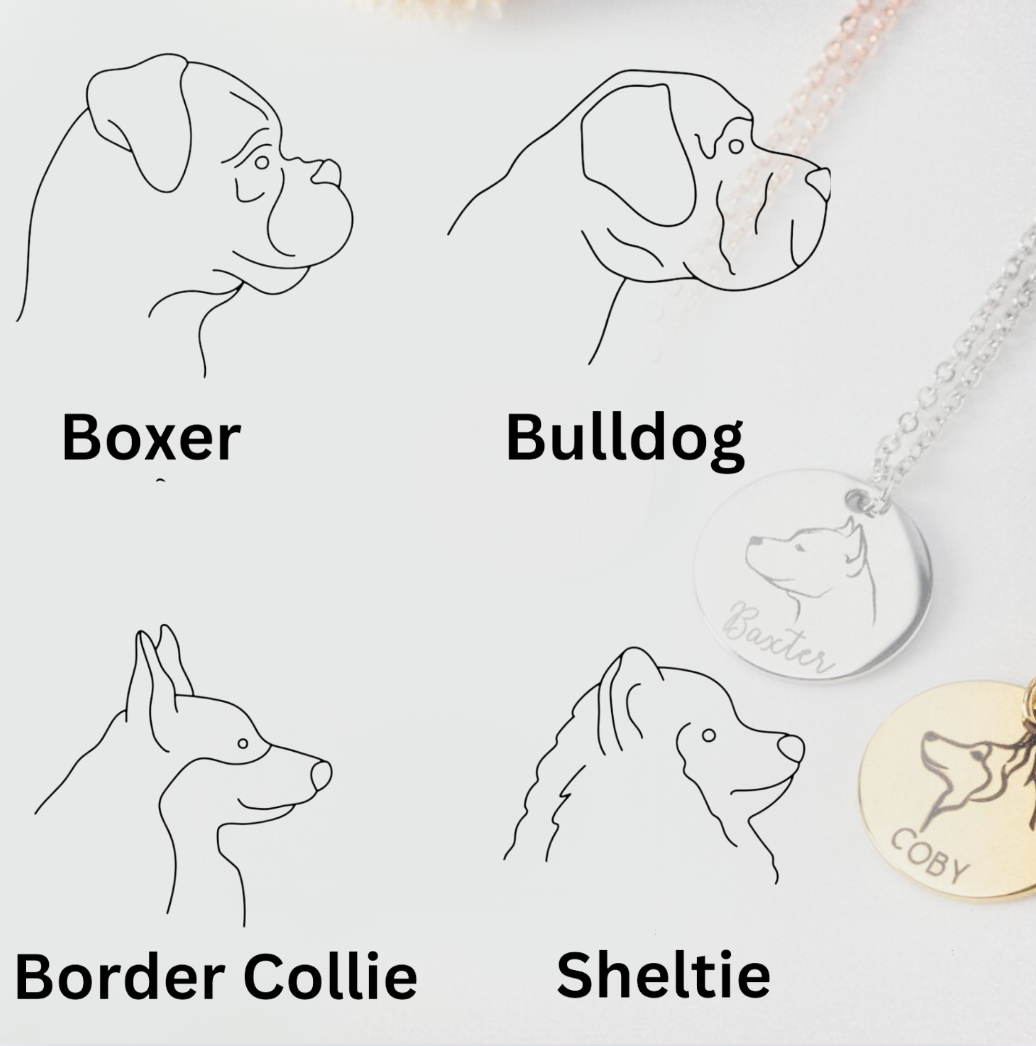 Customized Engraved Necklace (Feeds 100 Dogs)